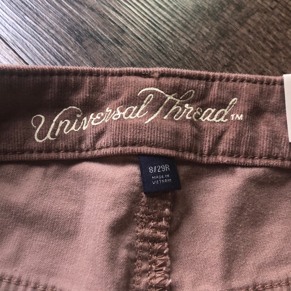 NWT! Universal thread blush high rise skinny cords - Picture 4 of 6